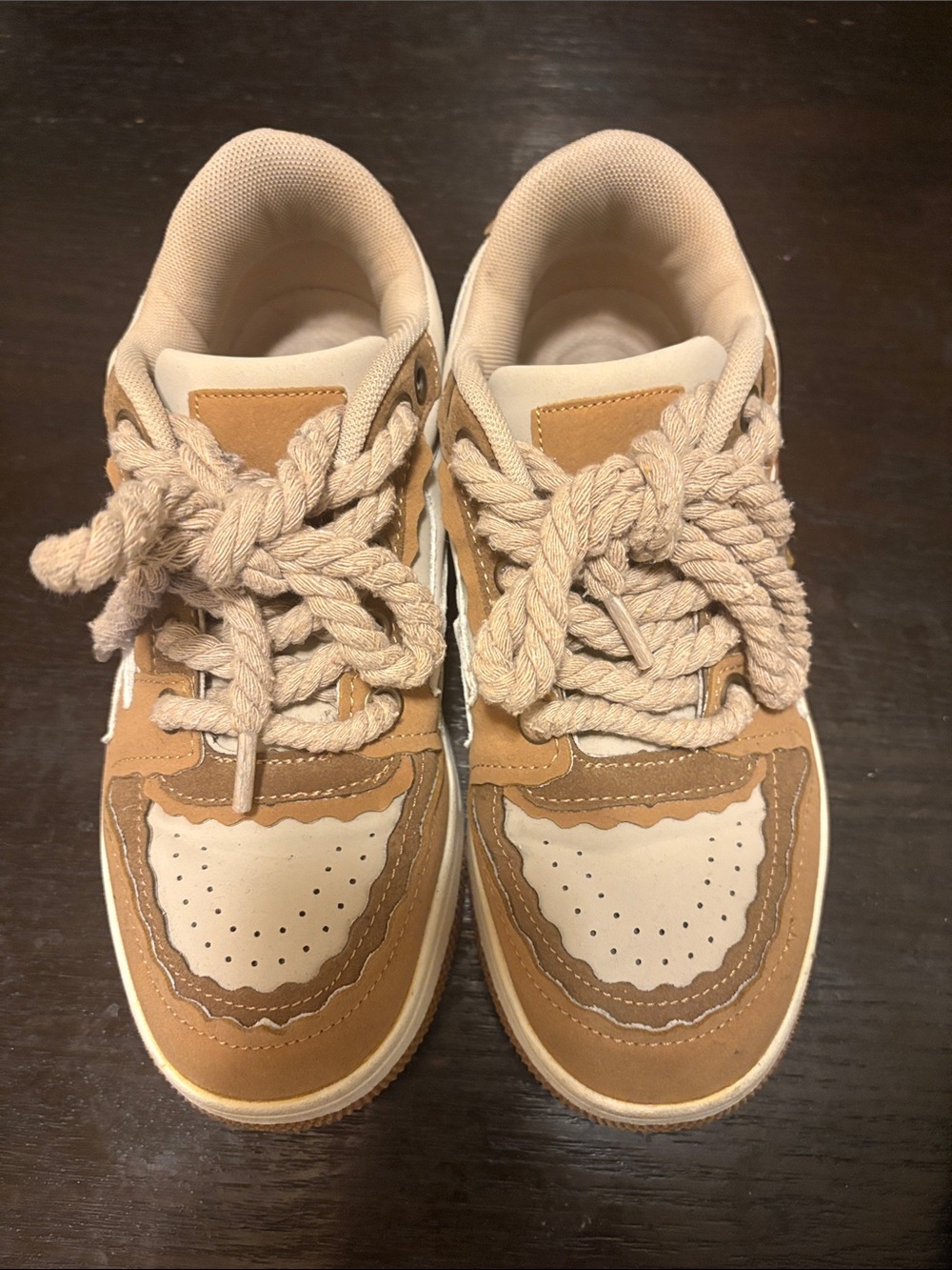 Bobo’s House Brown Cat Chunky Shoes Size 8.5
